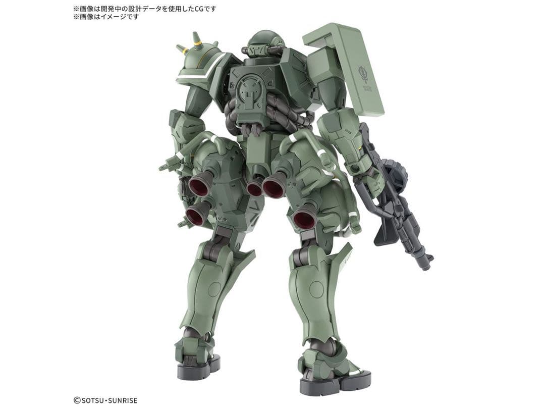 HG ガンダム・シャア専用ザク・リックドム・量産型ザク【GQ版】