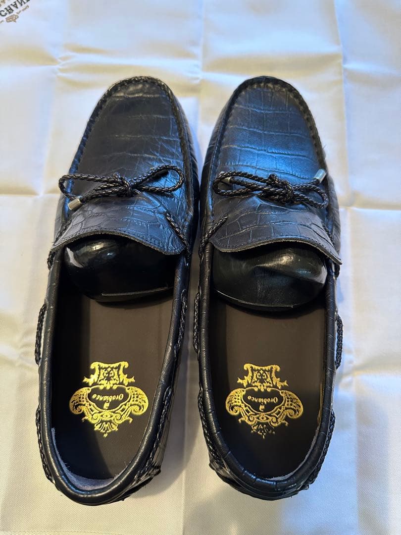 専用品オロビアンコ　クロコダイル風 モカシン 42