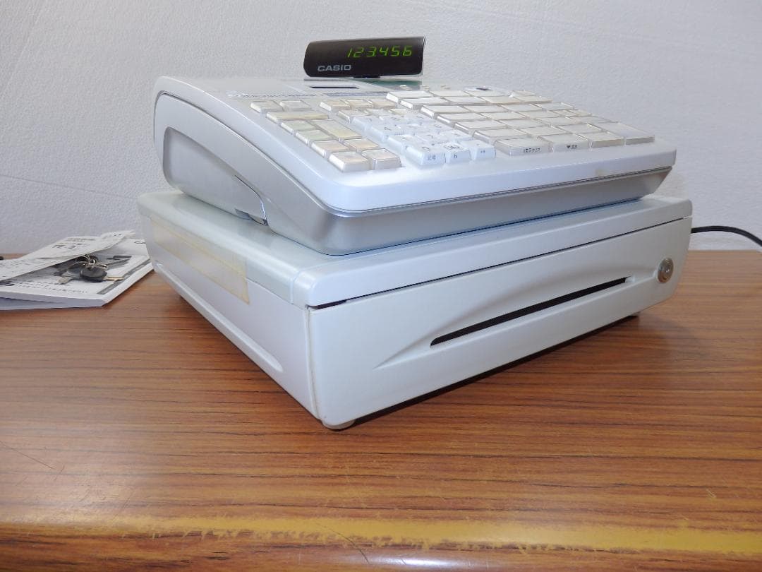 1210 設定無料 TE-2500-15S CASIO インボイス レジスター