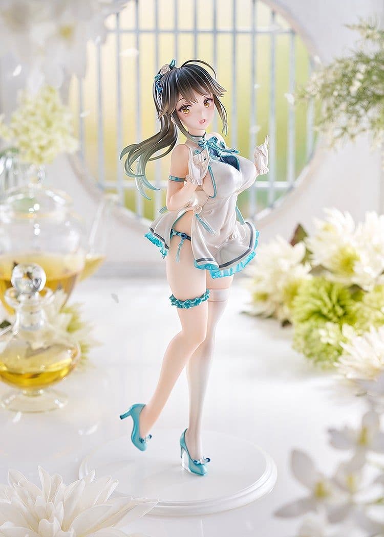 ポニーテールの女の子:チーパオPVC製完成品・1/6スケール・全高約285mm