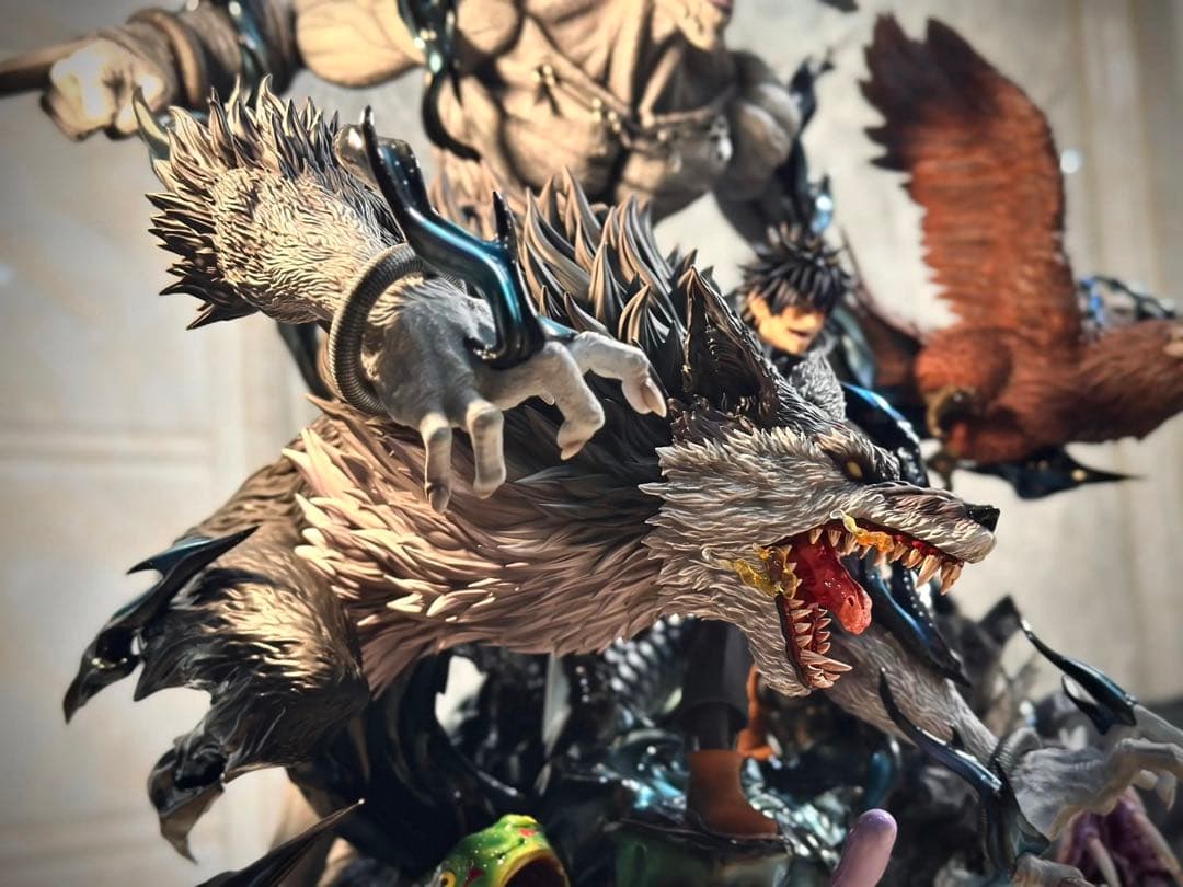 呪術廻戦　十種影法術伏黒恵　魔虚羅　ガレージキッド　フィギュア　完成品