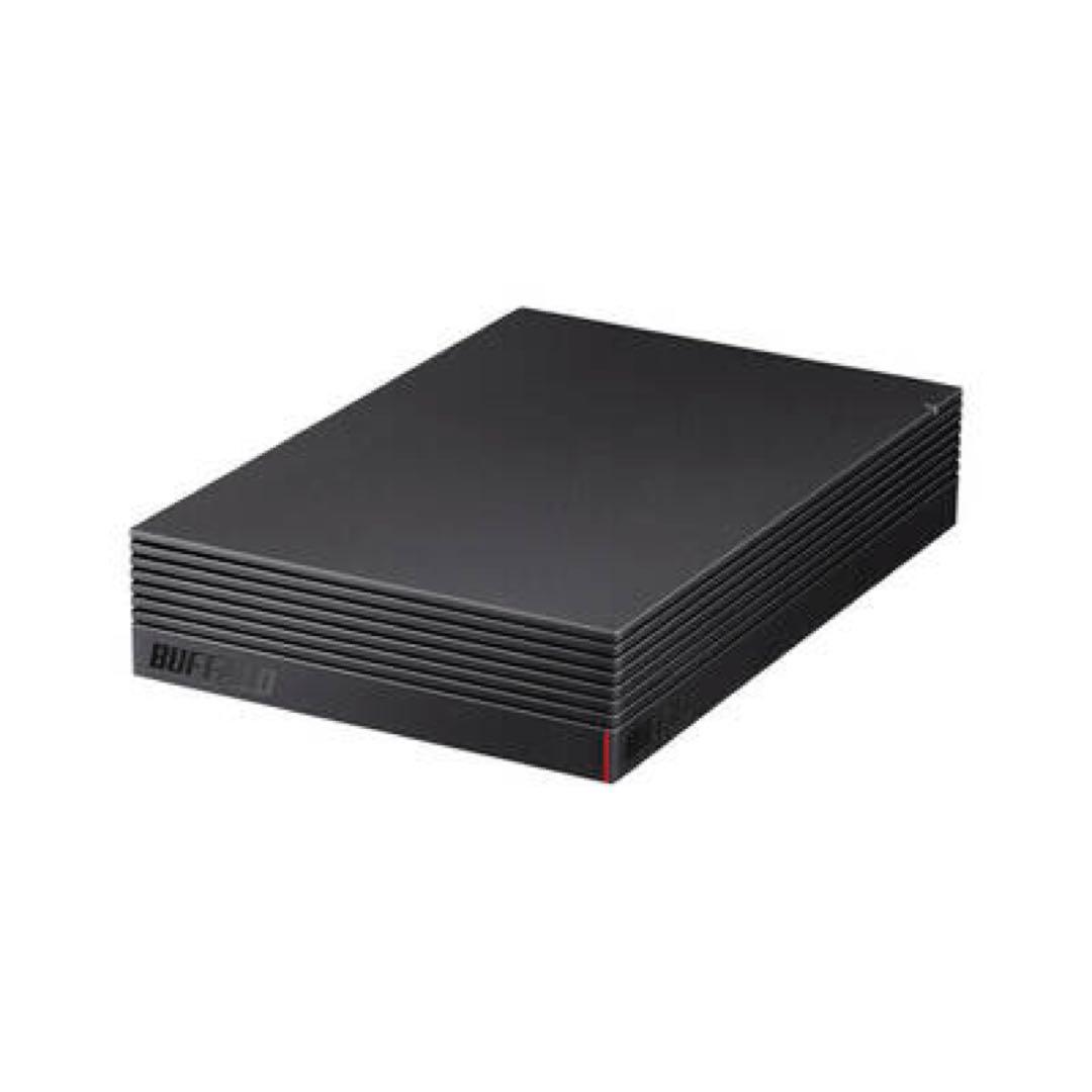 BUFFALO 外付けハードディスク 黒 HD-CD4U3-BA