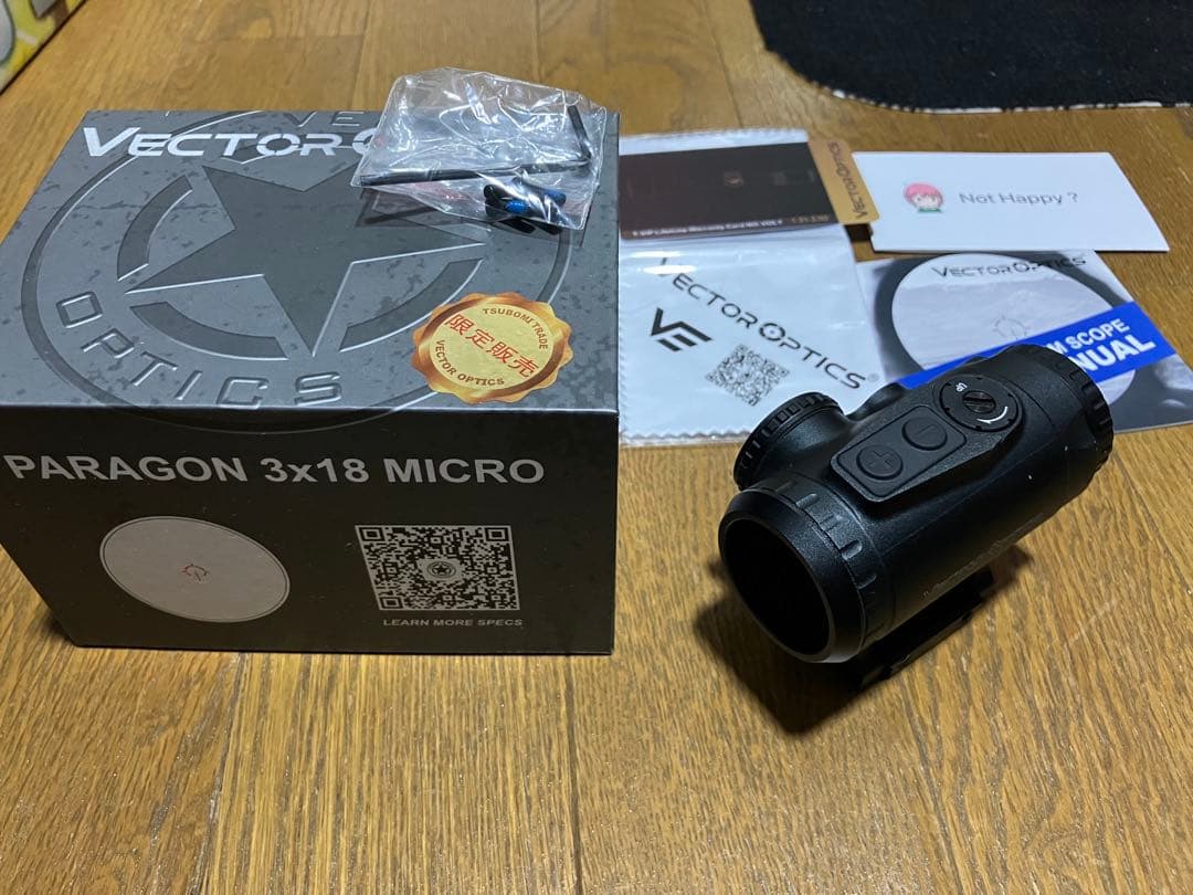 VECTOR OPTICS PARAGON 3x18 MICRO 一部欠品