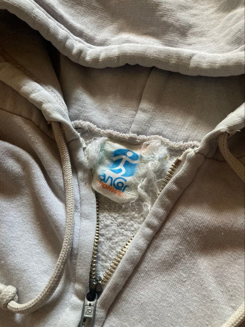 60s vintage ジップパーカー ブルーグレー