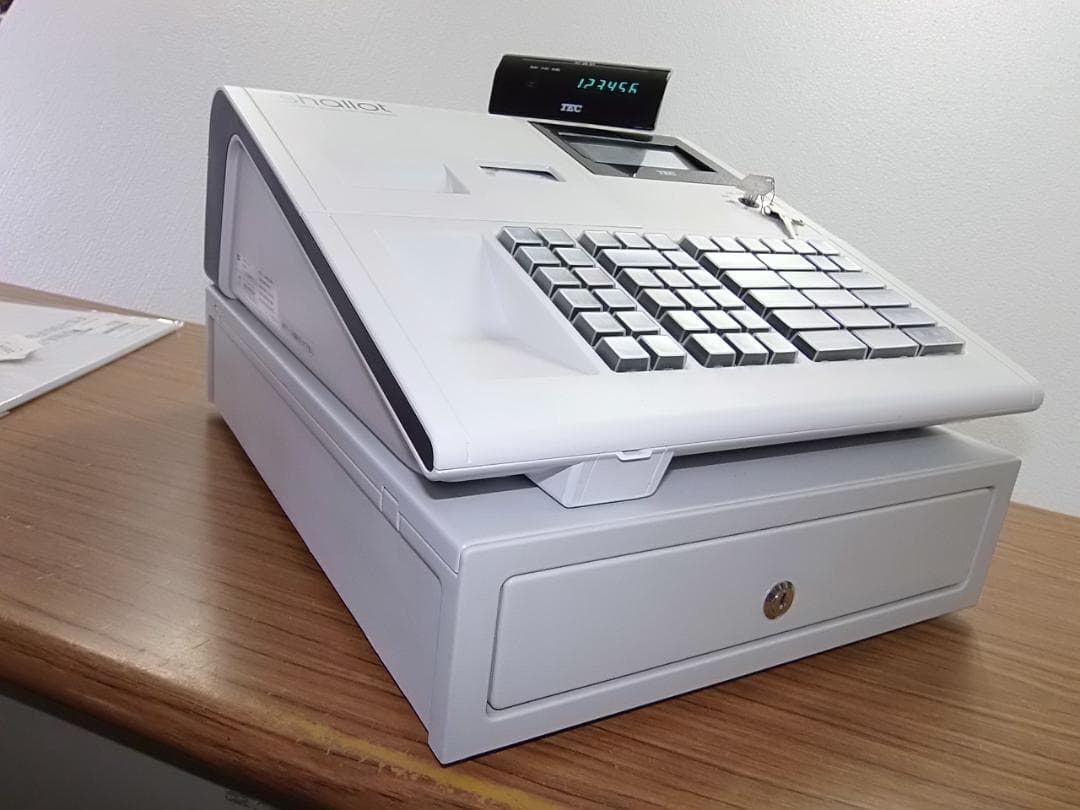 美品22年製121設定無料MA-700物販10部門東芝テックインボイスレジスター