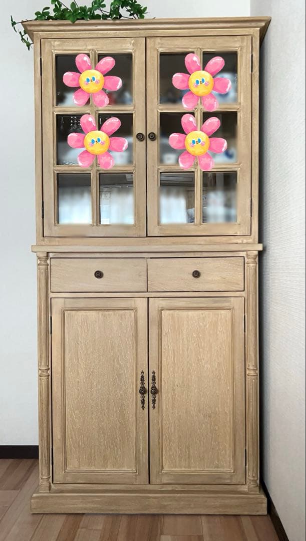 極美品◾️サラグレース◾️ Sophieハイキャビネット　食器棚