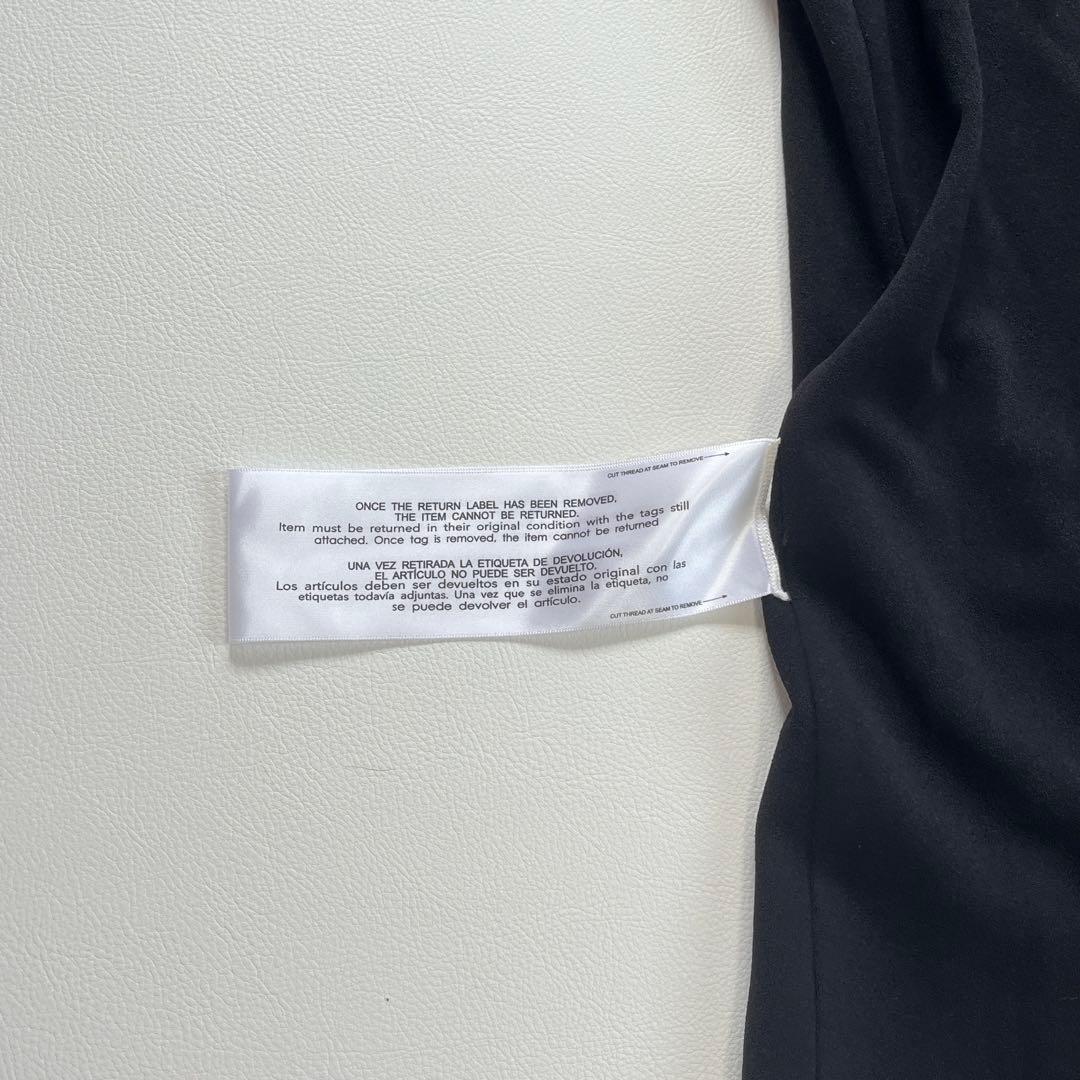 未使用✨ タダシショージ ワンショルダースリットロングドレス　ワンピース　黒