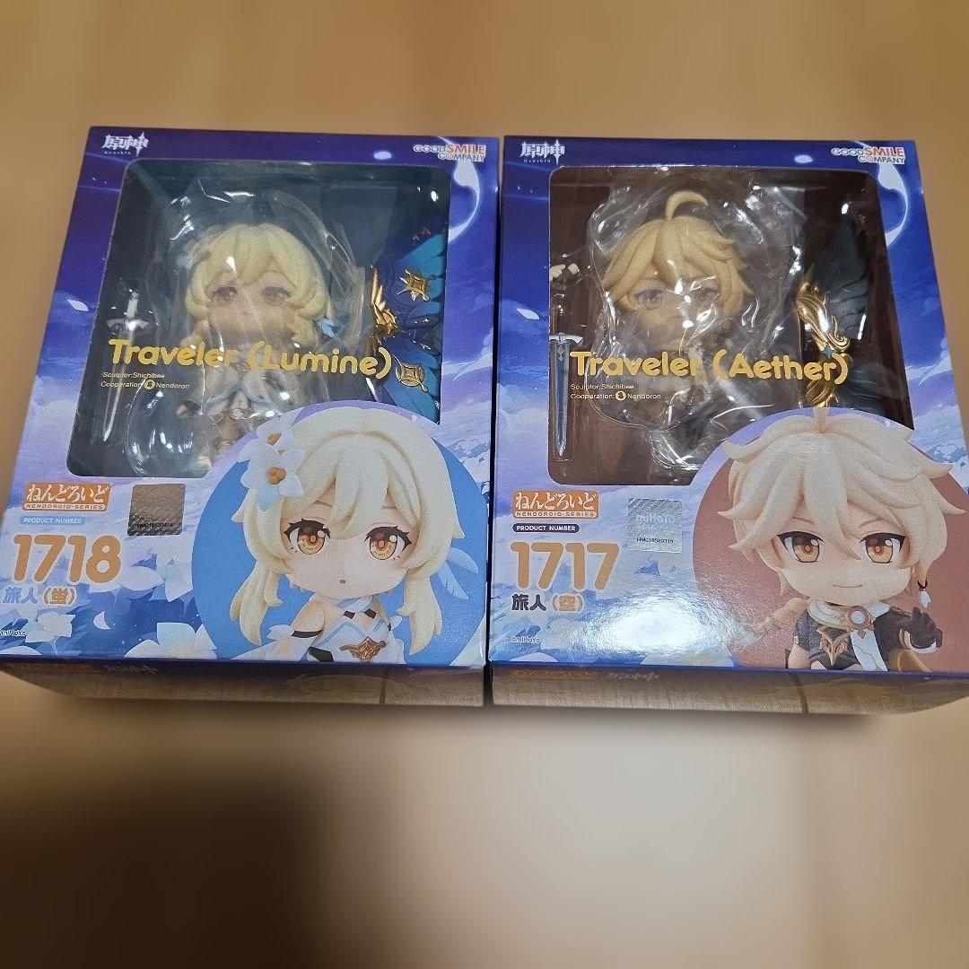 原神 ねんどろいど　旅人　空　蛍 新品未開封