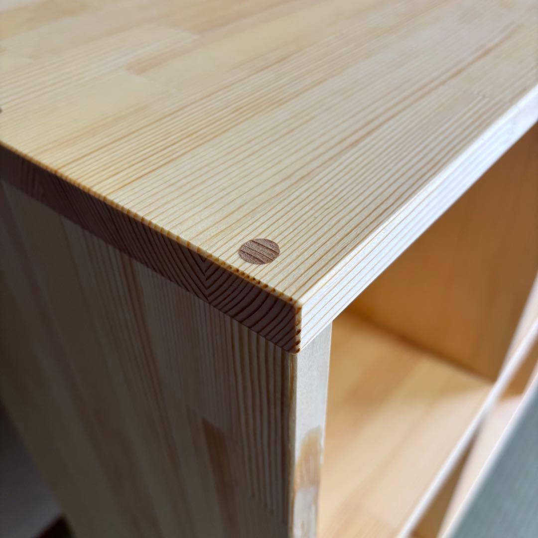 ハンドメイド　脚付き格子本棚・ラック　オーダー受け付けます。