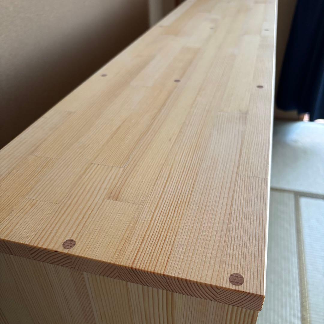 ハンドメイド　脚付き格子本棚・ラック　オーダー受け付けます。