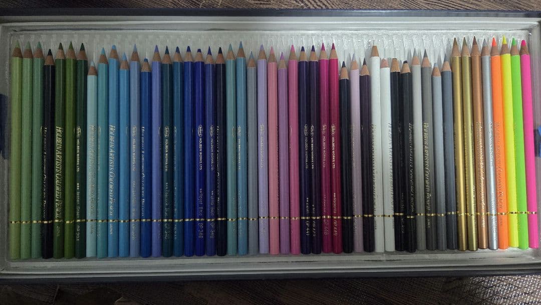【sakura】ホルベイン アーチスト色鉛筆 100色 紙箱