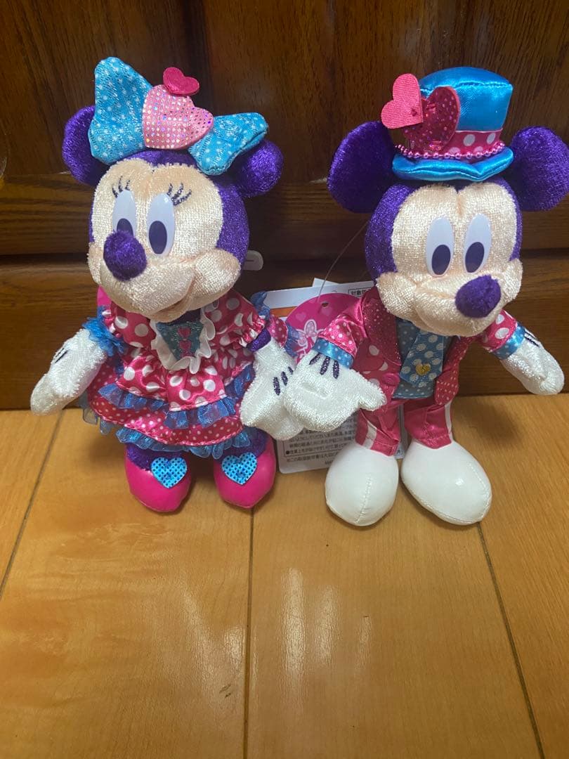 ミニー パルパルーザ ミッキー ミニー ぬいぐるみバッジ ファンダーランド