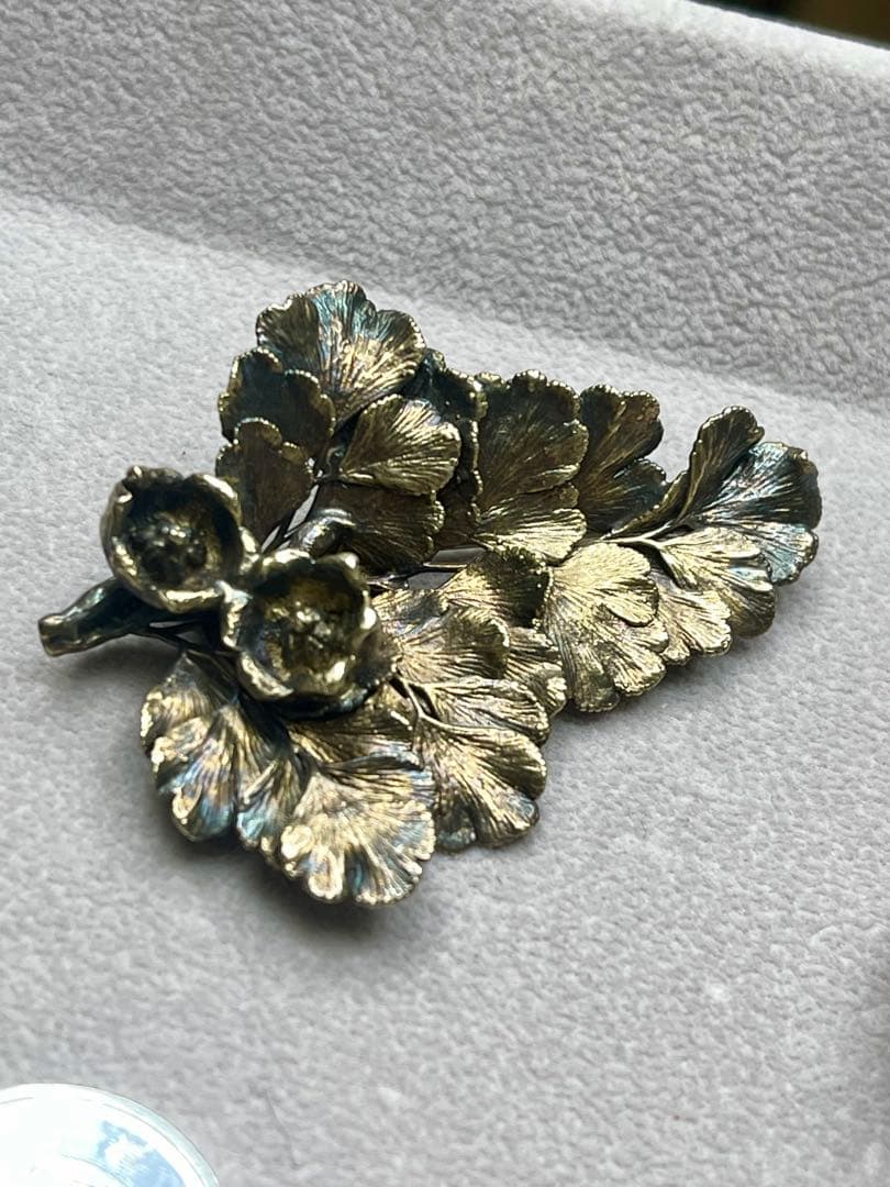 FLORA DANICA EGGERT フローラダニカヴィンテージリーフブローチ