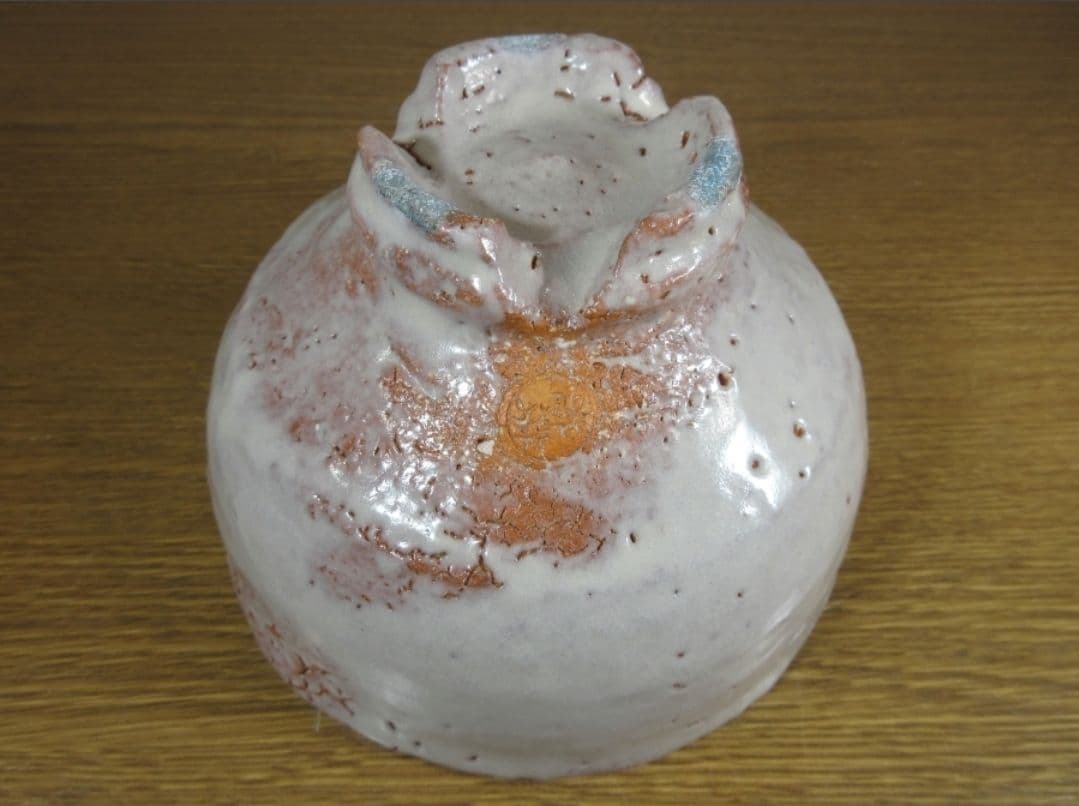 真作保証 吉田萩苑 自作 萩焼 玉隆窯 コレクター放出品 茶道具 山口県 萩市