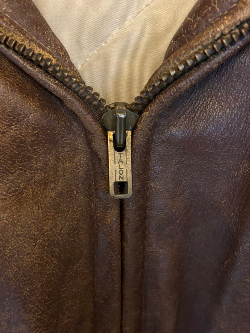 ジャケット・アウター 50s LEATHER JACKET WIND WARD MONTGOMERRY