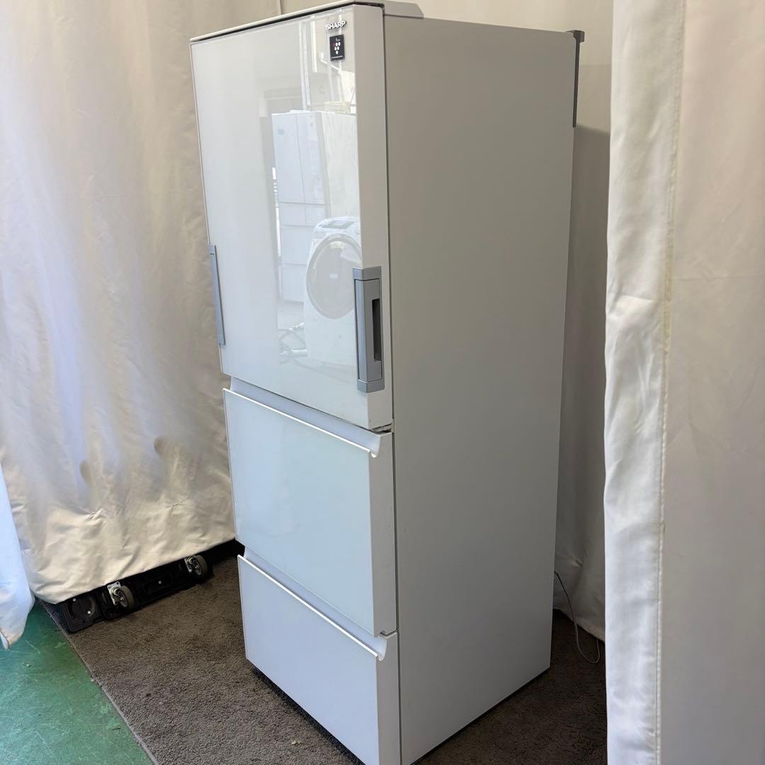 804⭕️冷蔵庫　SHARP　大型　300-400ℓ　両開き　安い　綺麗　設置無料
