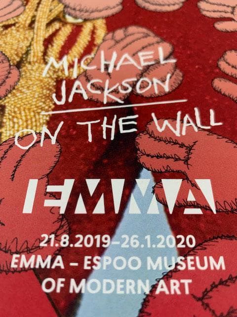 額装品/Michael Jackson ON the Wall/カウズ/ブラック