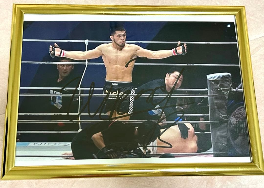 RIZIN シェイドゥラエフ　直筆サイン　RIZIN師走の超強者祭り　朝倉未来
