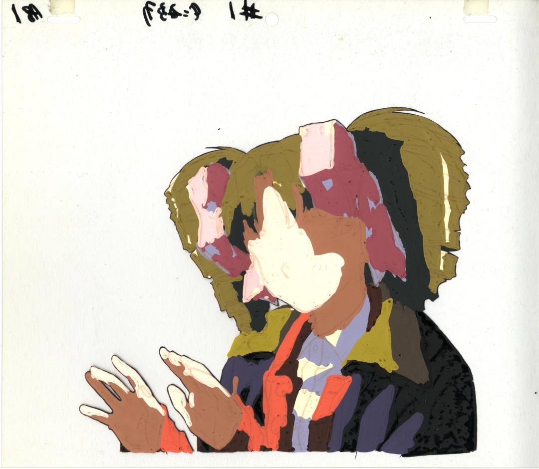 同級生 OVA1話 志村まみ セル画 手描き背景