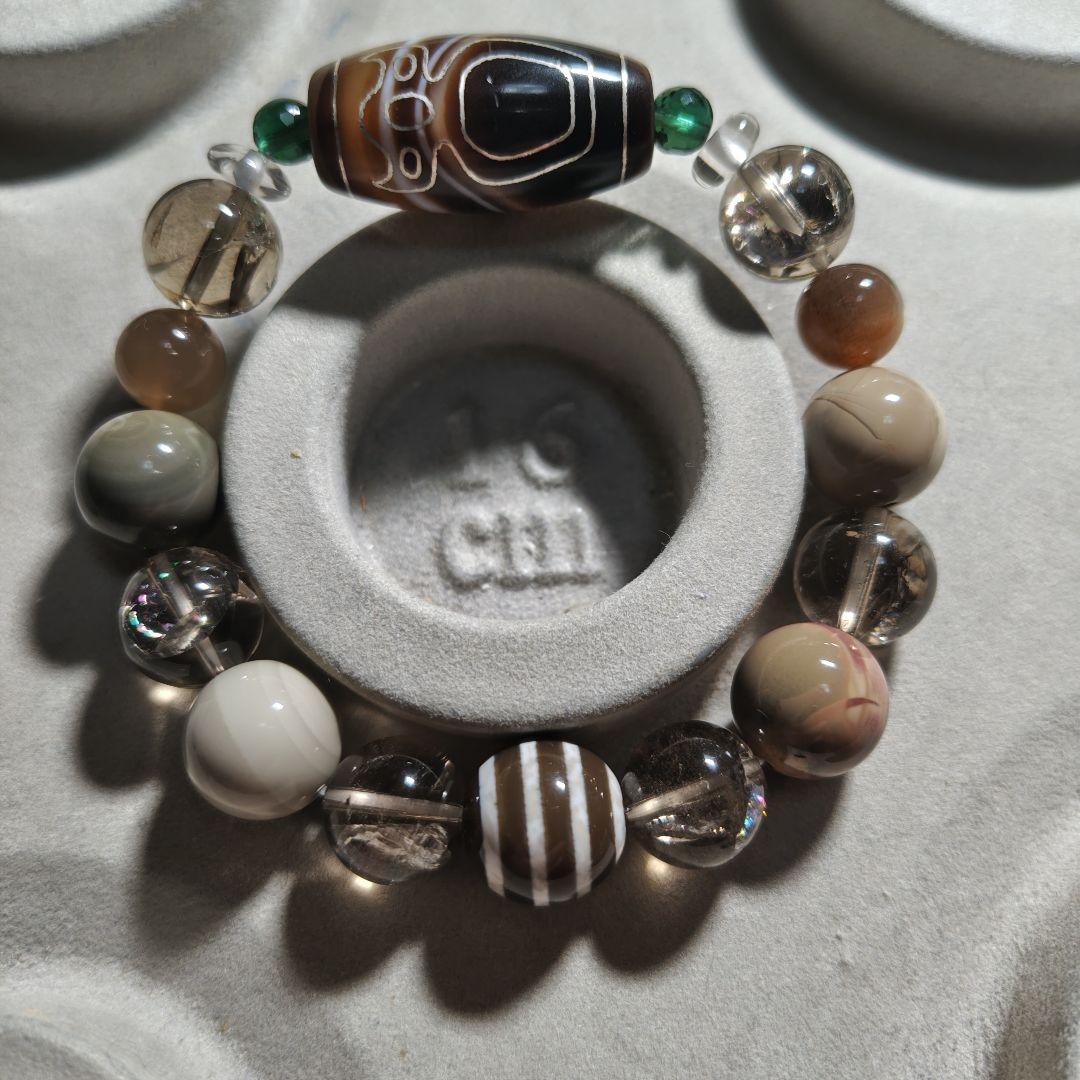 専用です♡銀線✩財神天珠、線天珠、レインボースモーキー、サンムーン、阿拉善瑪瑙