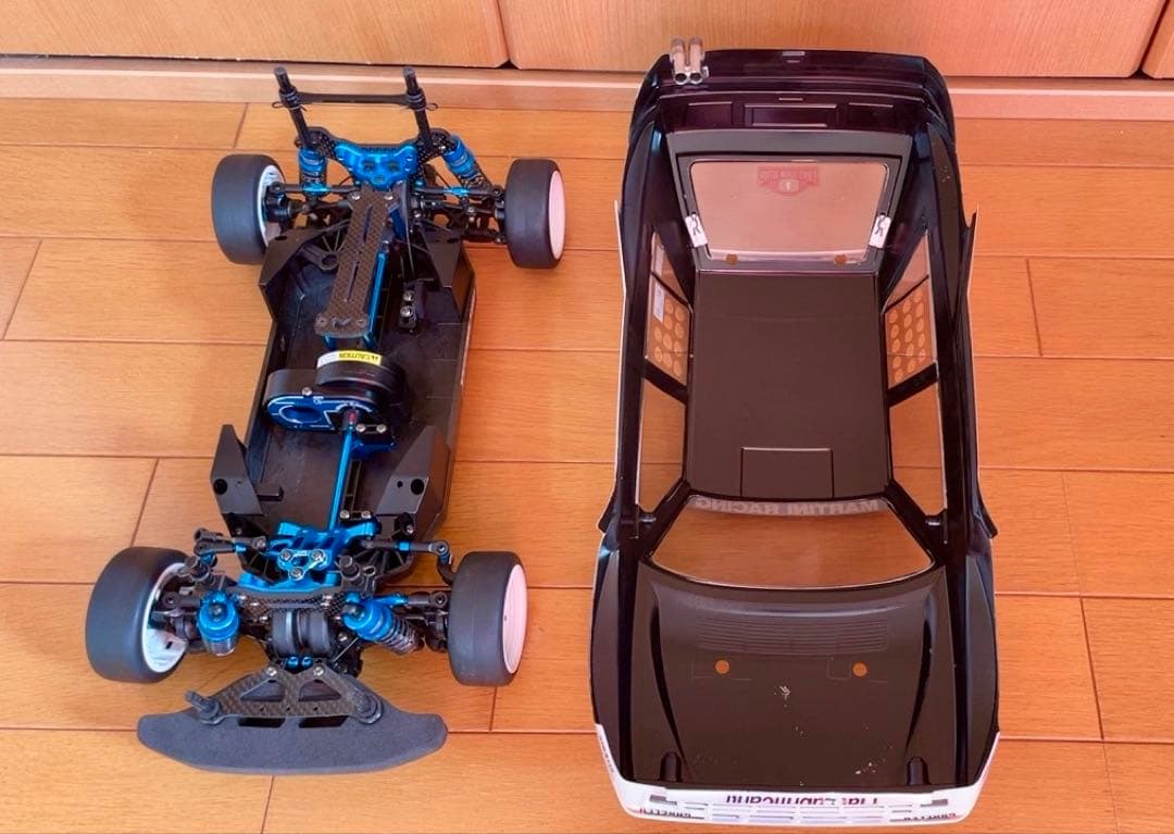 【TAMIYA】 タミヤ XV02RS PRO シャシー（メカなし）美品。