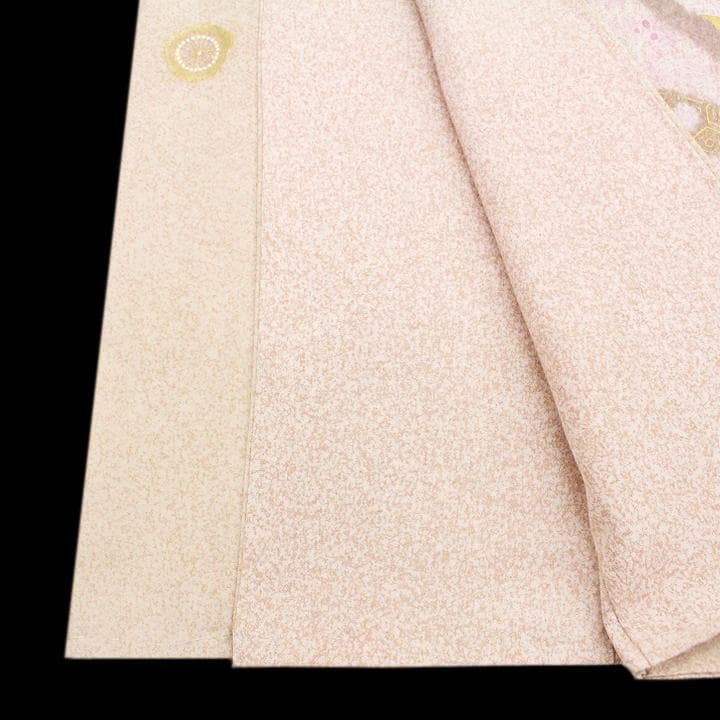 裄６７ｃｍ　京友禅【松井青々】　【手描き本友禅染】と【日本刺繍】　新品の訪問着