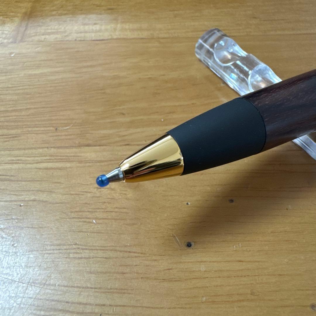 新品 野原工芸 キングウッド ボールペン スタンダード ゴールド金具 SANZO