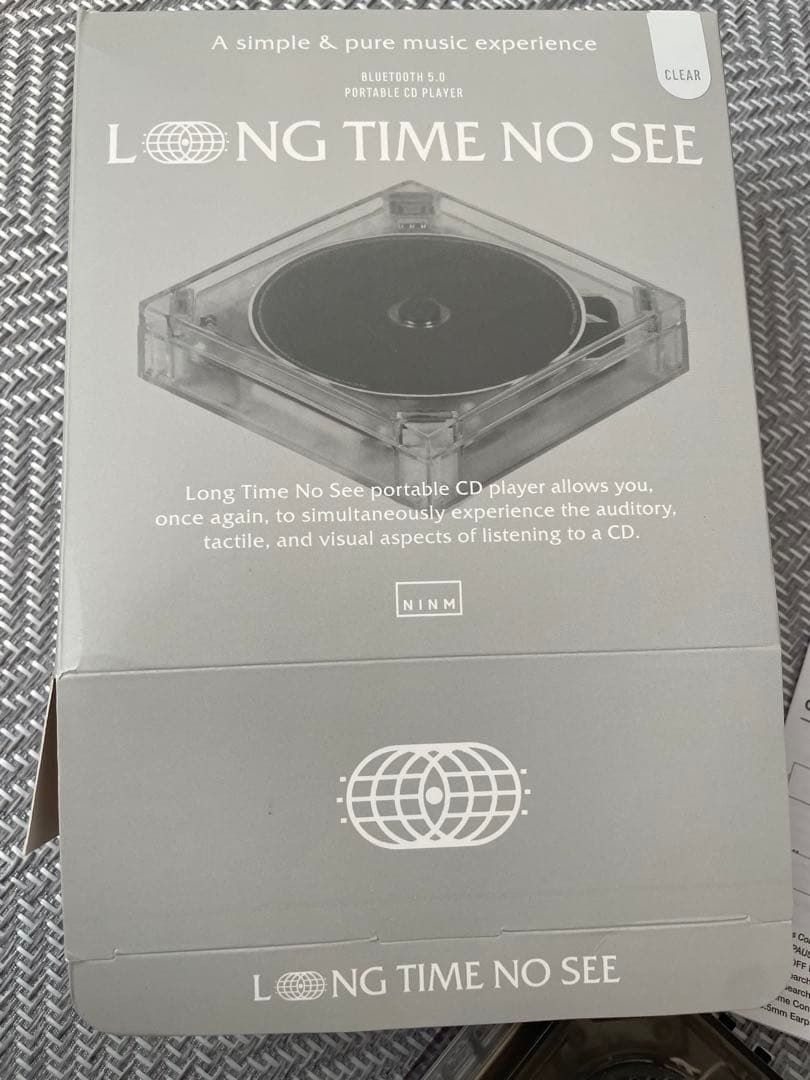 Bluetooth対応 CDプレーヤー Long Time No See