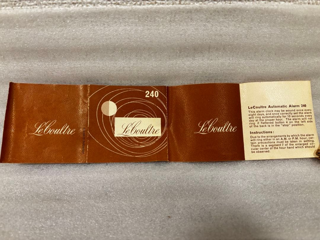Jaeger-LeCoultre アラームクロック ヴィンテージ 置時計 手巻き