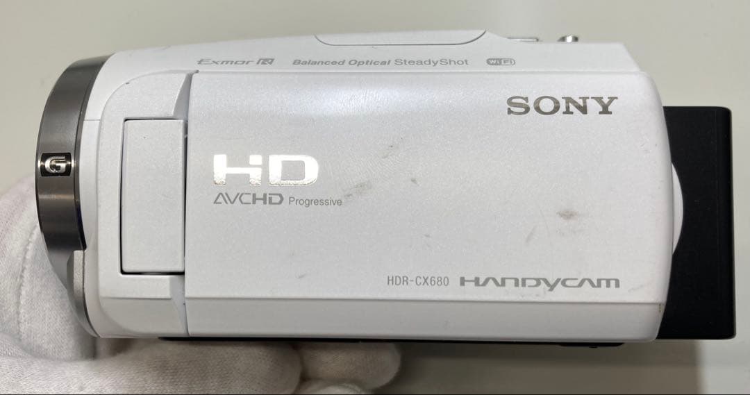 SONY HDR-CX680 ホワイト ビデオカメラ 本体