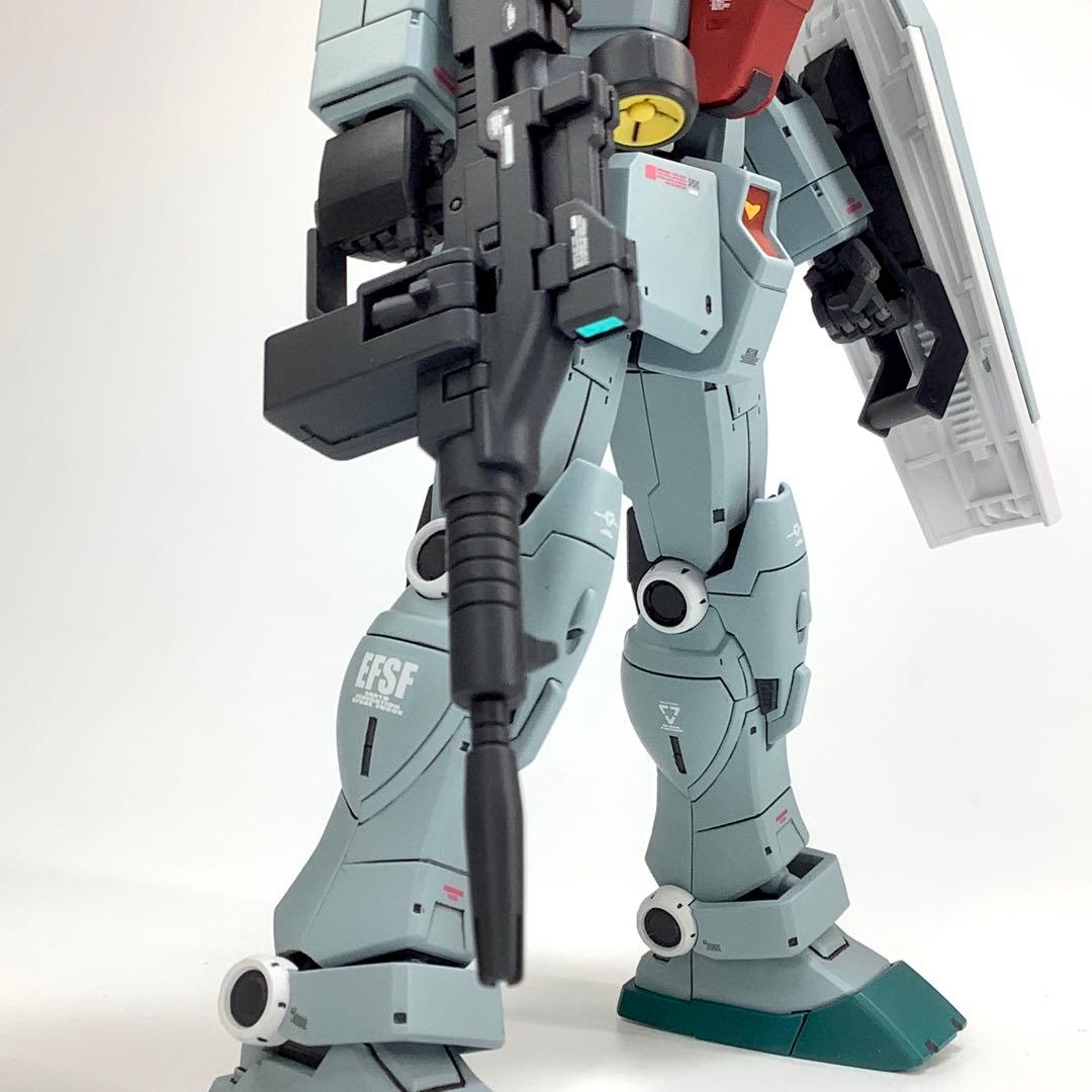 プレバン限定 HG RGM-79 スレッガー専用ジム 塗装済完成品