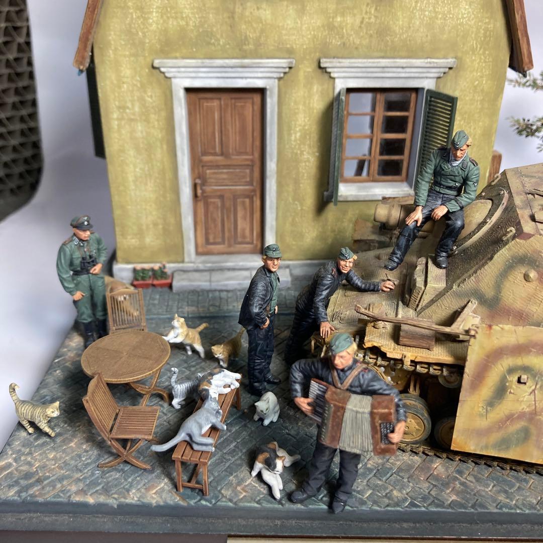 戦場ディオラマ模型完成品1/35『誰も来ない演奏会』