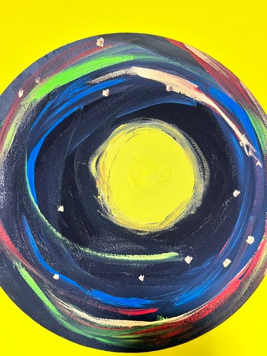 絵画　月