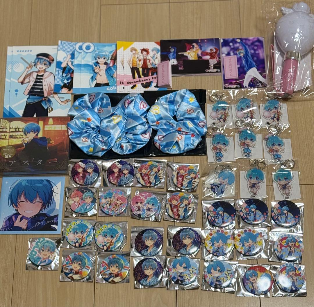 すとぷり ころん まとめ売り グッズ CD アクキー 缶バッジ ペンライト