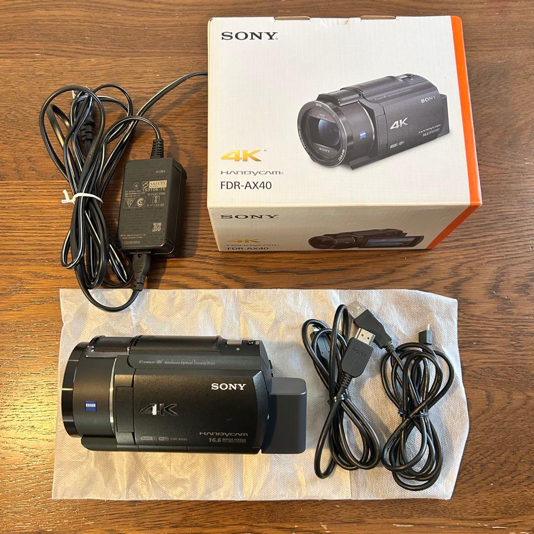 と*れ様 SONY 4K FDR-AX40 ハンディカム ビデオカメラ Hand