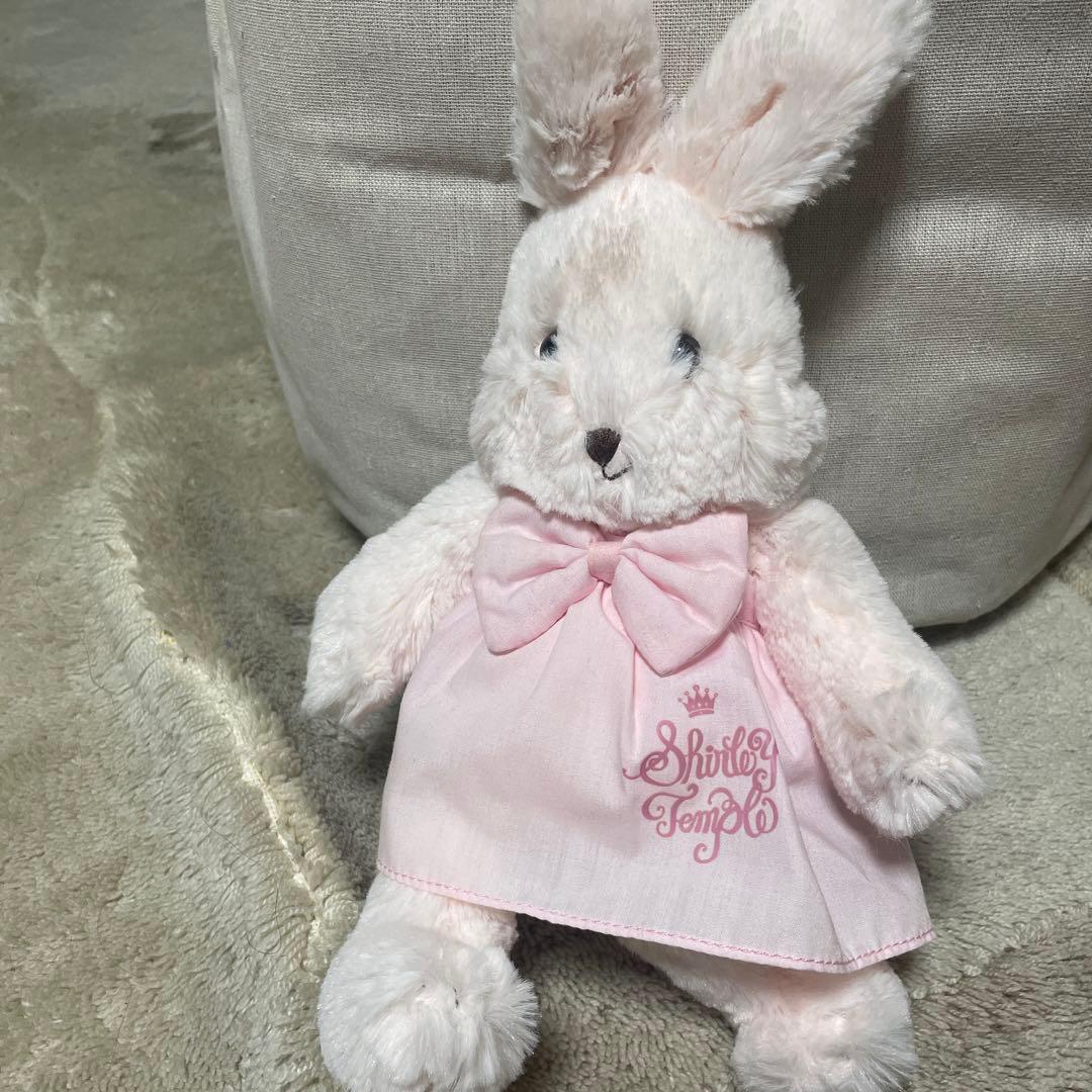 レア　シャーリーテンプル 非売品 うさぎ ぬいぐるみ ノベルティ 未使用