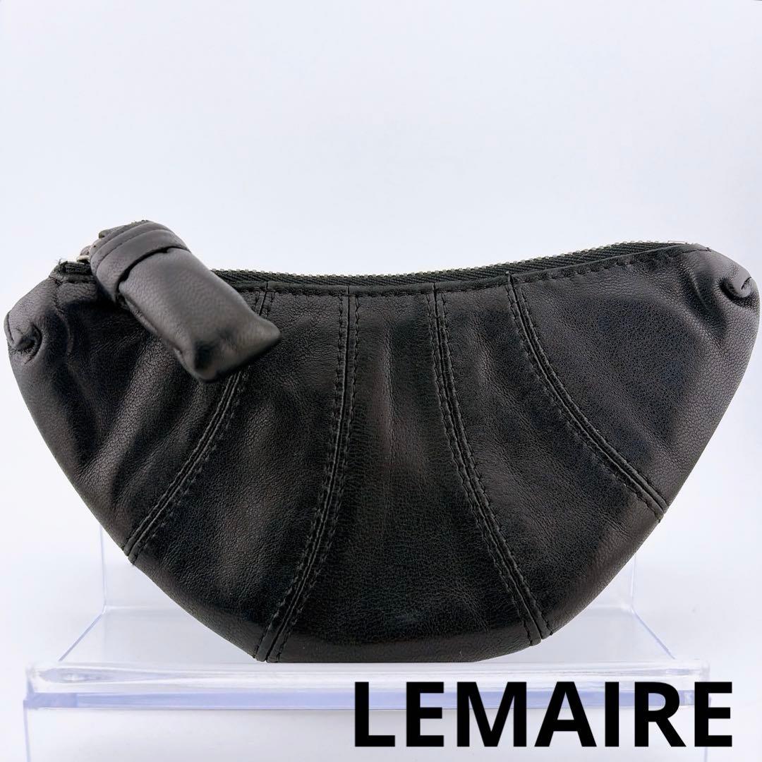 【LEMAIRE（ルメール） クロワッサン パース ブラック】