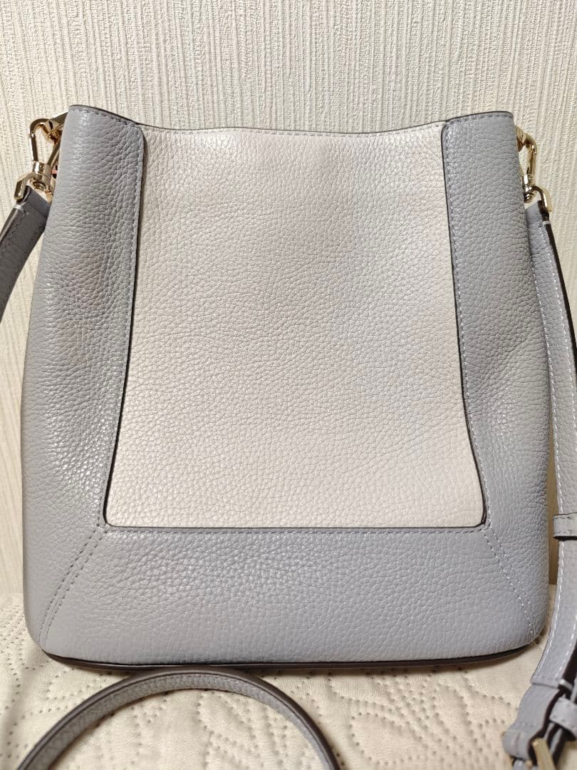 kate spade ショルダーバッグ ライトグレー
