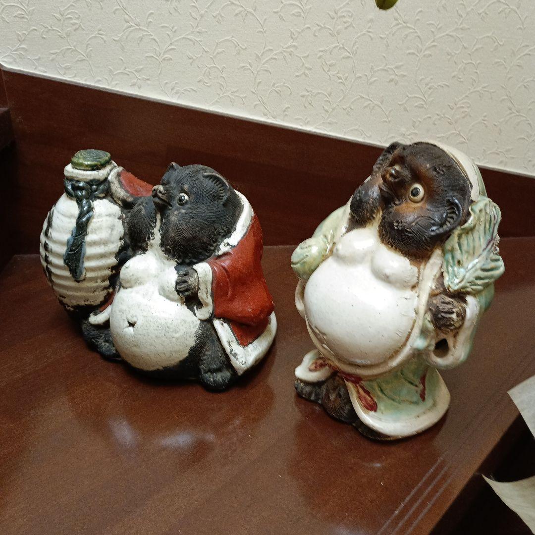 信楽焼のオリジナル レアな焼き物狸