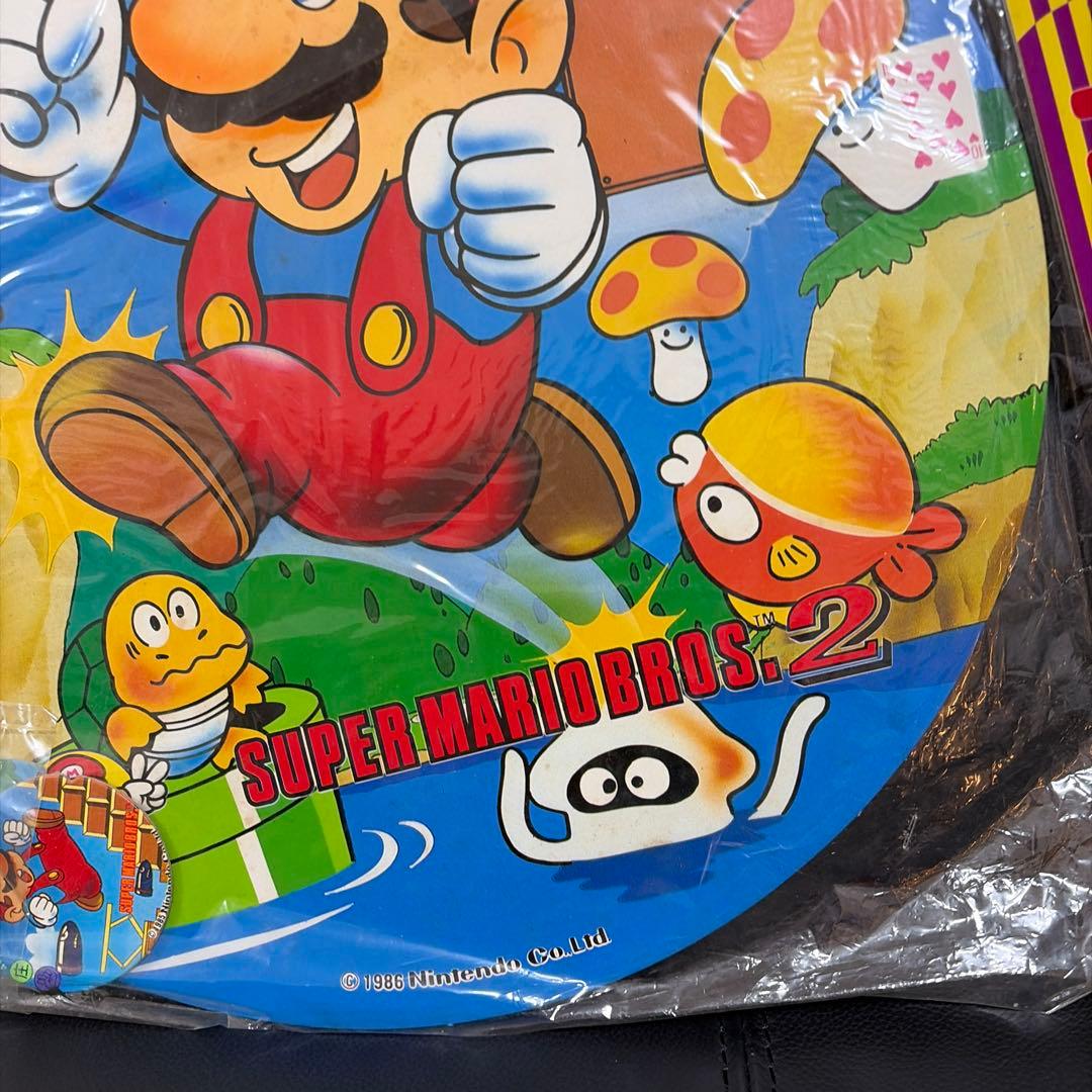 スーパーマリオ　特大めんこセット 特賞　昭和めんこ