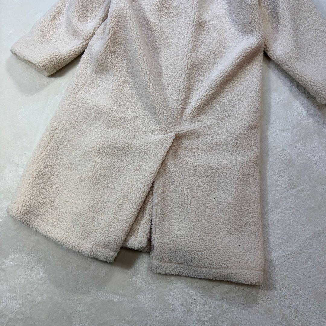 極美品 rienda リエンダ テディボア 2WAY ロングコート S