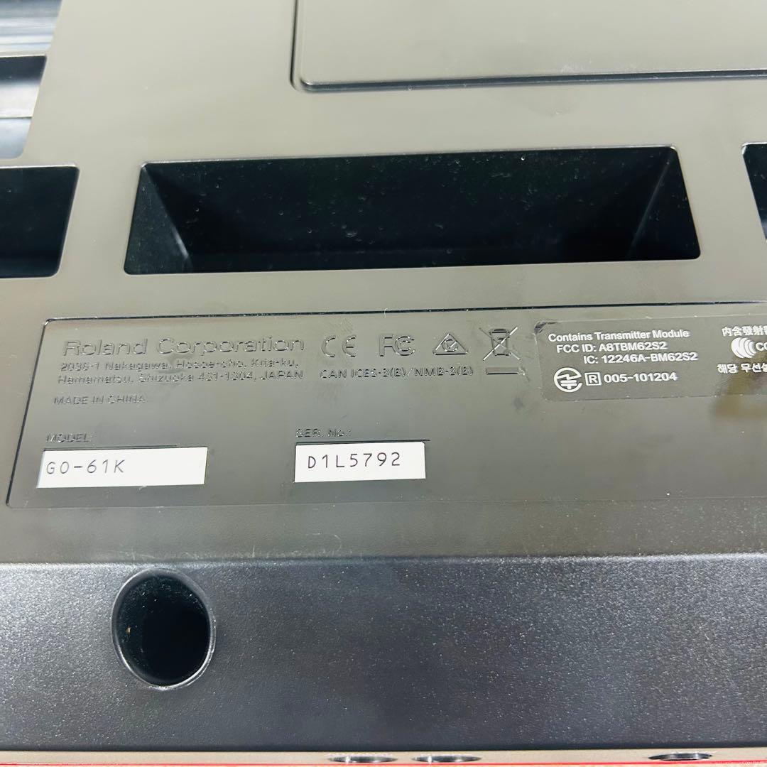 極美品 Roland G:KEYS GO-61K 61鍵 ソフトケース付き