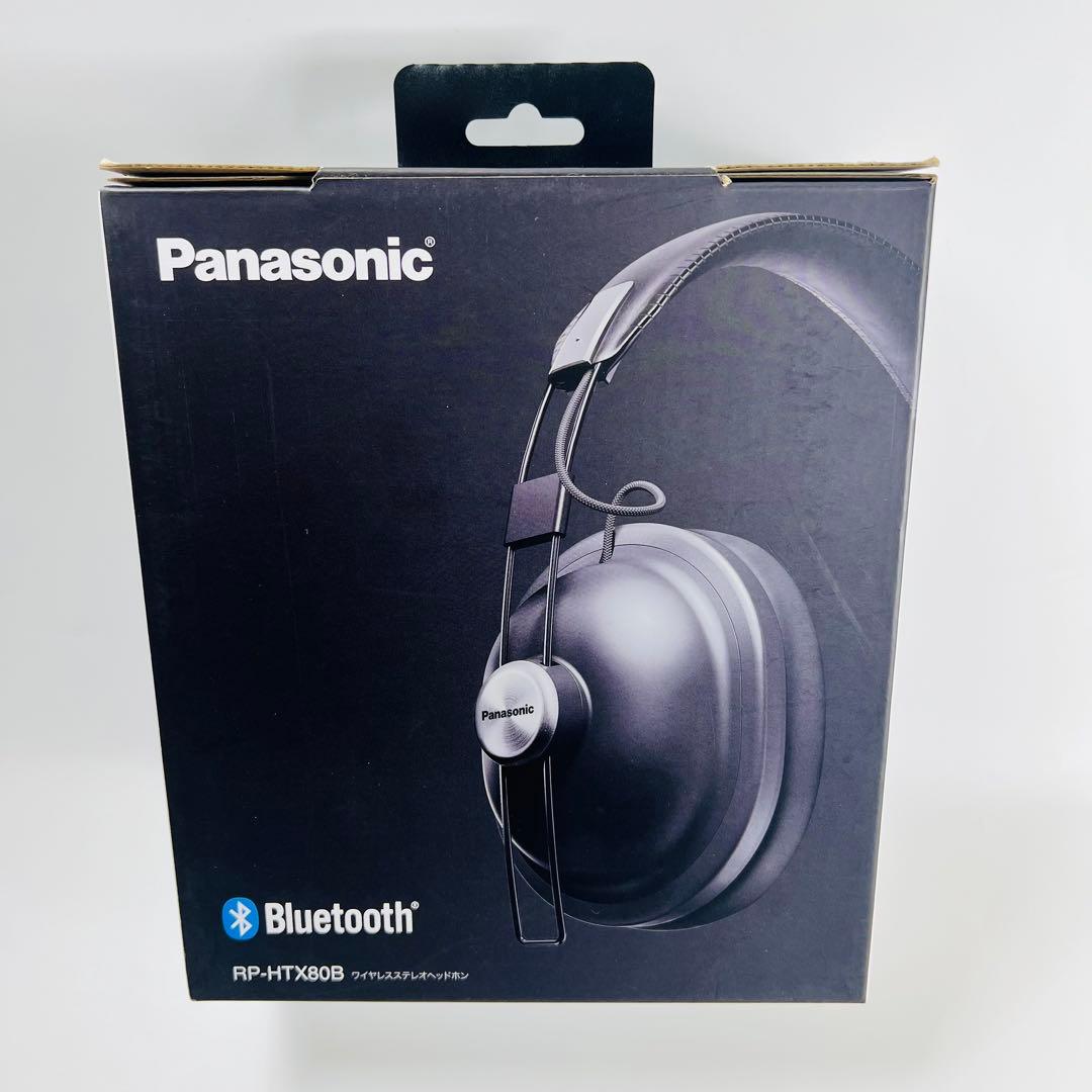 Panasonic RP-HTX80B ワイヤレスヘッドホン ブラック◎2
