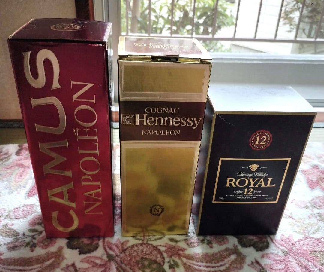 Camus & Hennessy & ミレニアムロイヤル ３点未開封セット