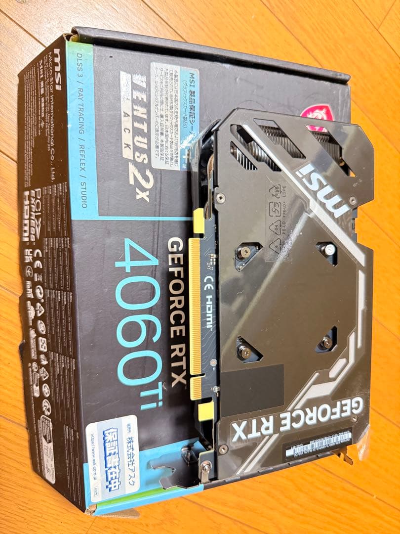 グラフィックボード・グラボ・ビデオカード MSI GeForce RTX 4060 Ti 16GB