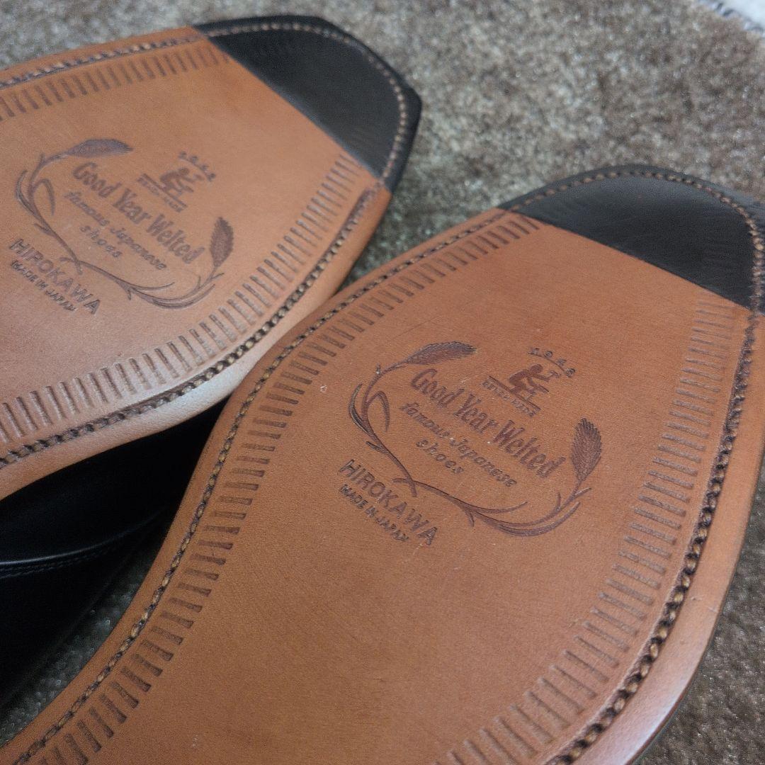 【美品✨SCOTCH GRAIN✨2E✨25cm】レザー ビジネス シューズ 黒