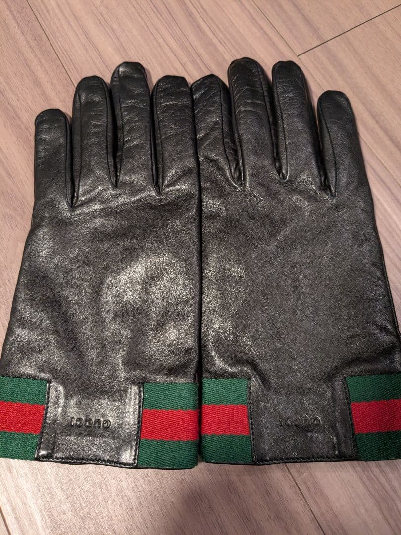 GUCCI レザーグローブ