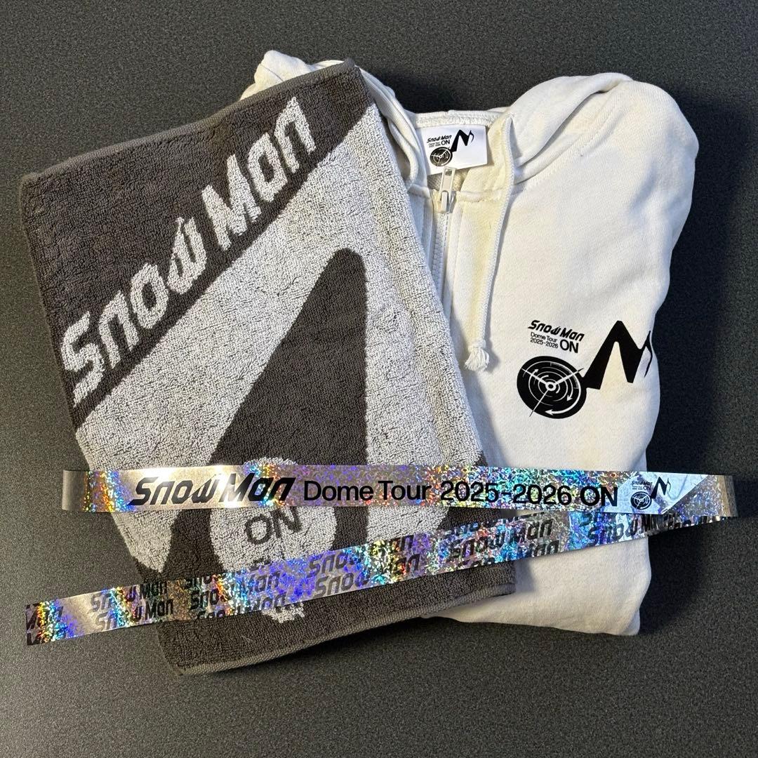 【銀テ付】Man DomeTour ONグッズ　パーカー/フェイスタオル
