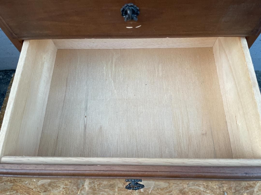 ★ 古家具 昭和レトロ チェスト ミラー 扉 付 ジュエリーボックス 引き出し