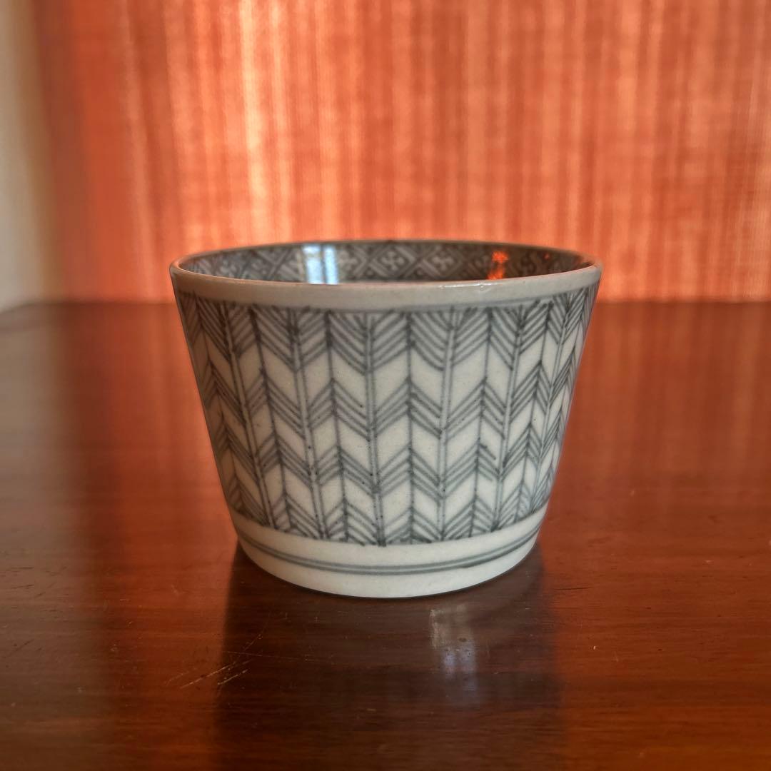 古伊万里　染め付け　蕎麦猪口　江戸後期